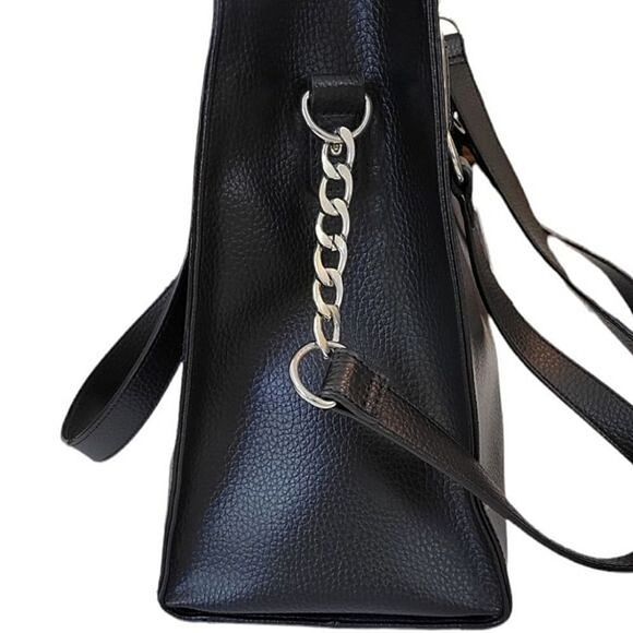 Wilson Black Large Pebble Leather Tote Bag - Picture 3 of 9